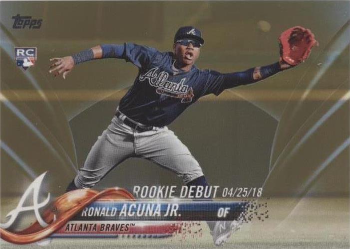 2018 Topps Update Series - Ronald Acuña Jr. #US252 for sale | eBay