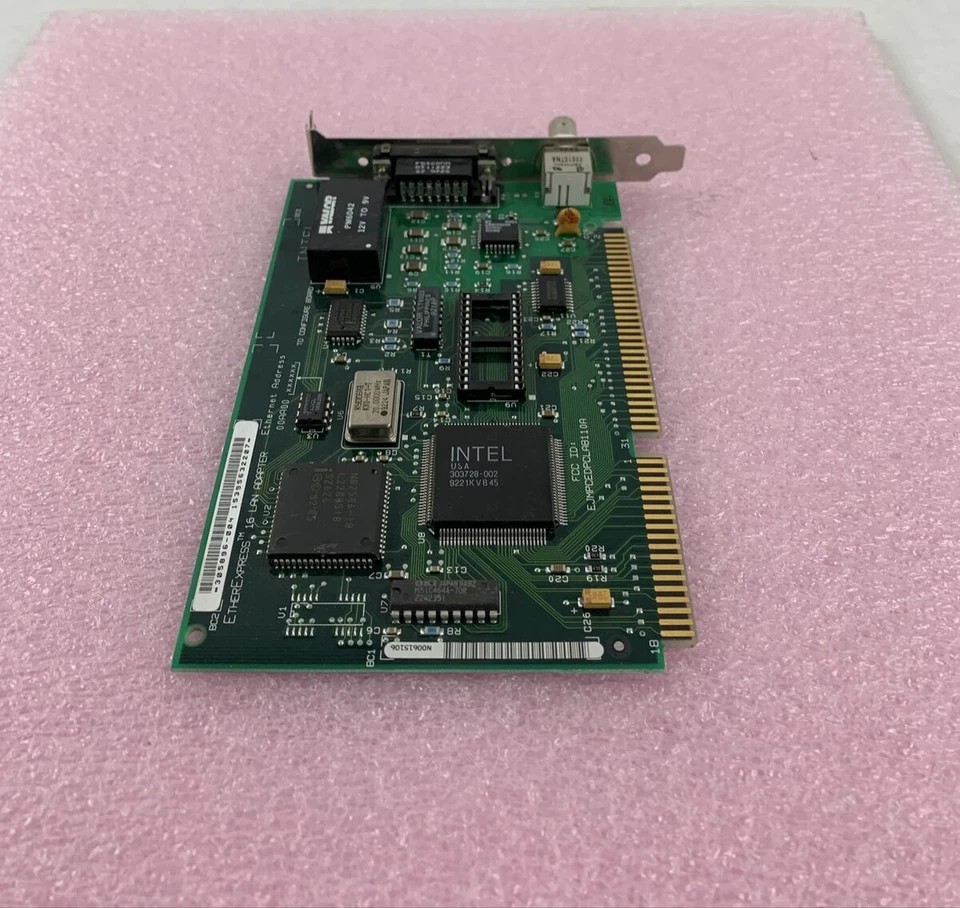 INTEL 16BIT AUI TP ETHERNET EHER EXPRESS ISA Adpater - Image 2 of 4