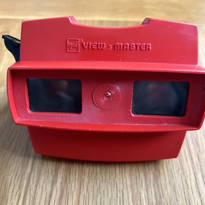 Vintage View Master Slide Reel Viewer, Model J, Red UK