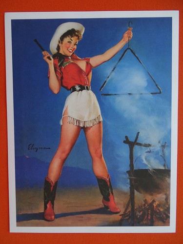 Impresiones artísticas enmarcables Gil Elvgren, 10" x 13", 16 opciones - Imagen 1 de 17