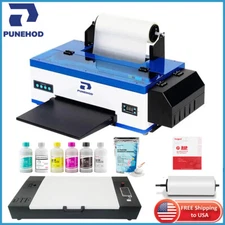 PUNEHOD 13Iin R1390 DTF Printer w/Oven Direct to Film Printer DIY Home Business