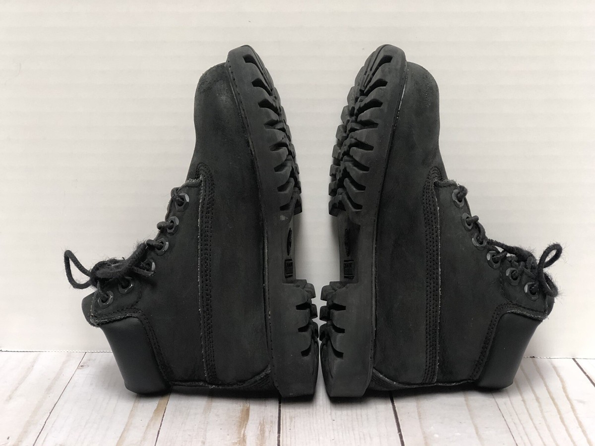 TIMBERLAND Chukka Boot Boys (Sz 10 Youth) 12807 BLACK NUBUCK 5