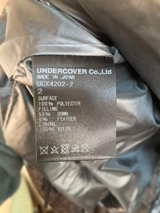 Undercover x Valentino 19AW Down Winter Jacket 100% Polyester Brown Size 2