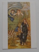 Sponsa De Libano   By Sir Edward C Burne-Jones   Medici Postcard No 1666