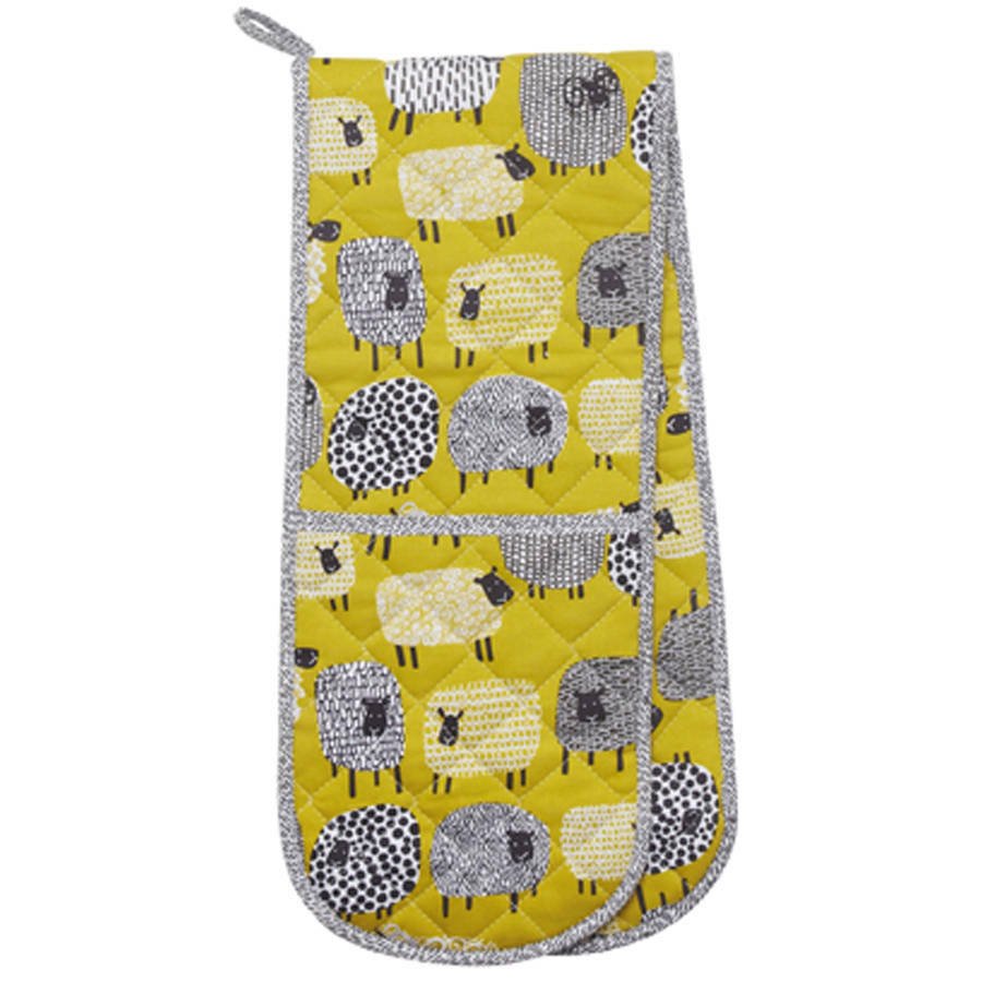 Ulster Weavers Dotty Sheep Double oven glove sheep oven gloves ovengloves farm