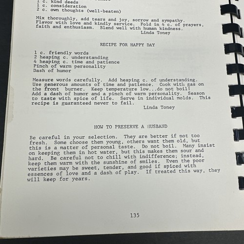 Knoxville TN Basswood Church Cook Book cookbook The Best From Basswood 1979 - Picture 5 of 17