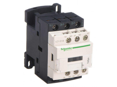 Schneider Electric LC1D18BD TeSys 035477 Contactor 3P 220/440V 18A 24VDC Coil