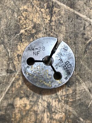 1/4-28NF THREAD RING GAGE INSPECTION Go Only .2268