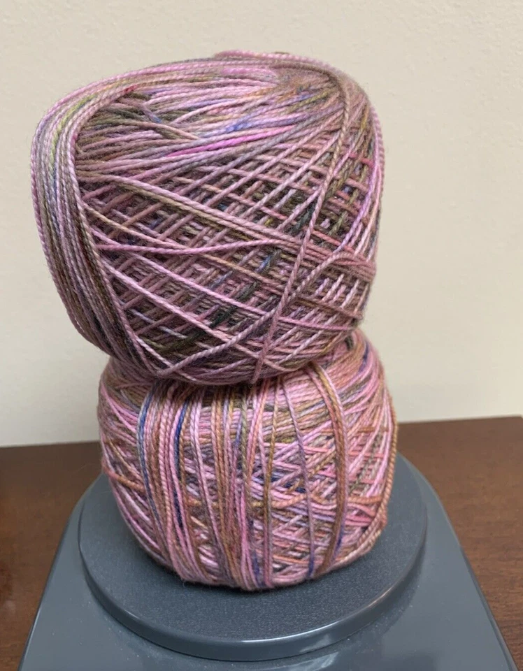 Lot of Primrose Yarn Co Margaux Hand dyed Merino Wool Cashmere Pink Moonstone - Image 2 of 4