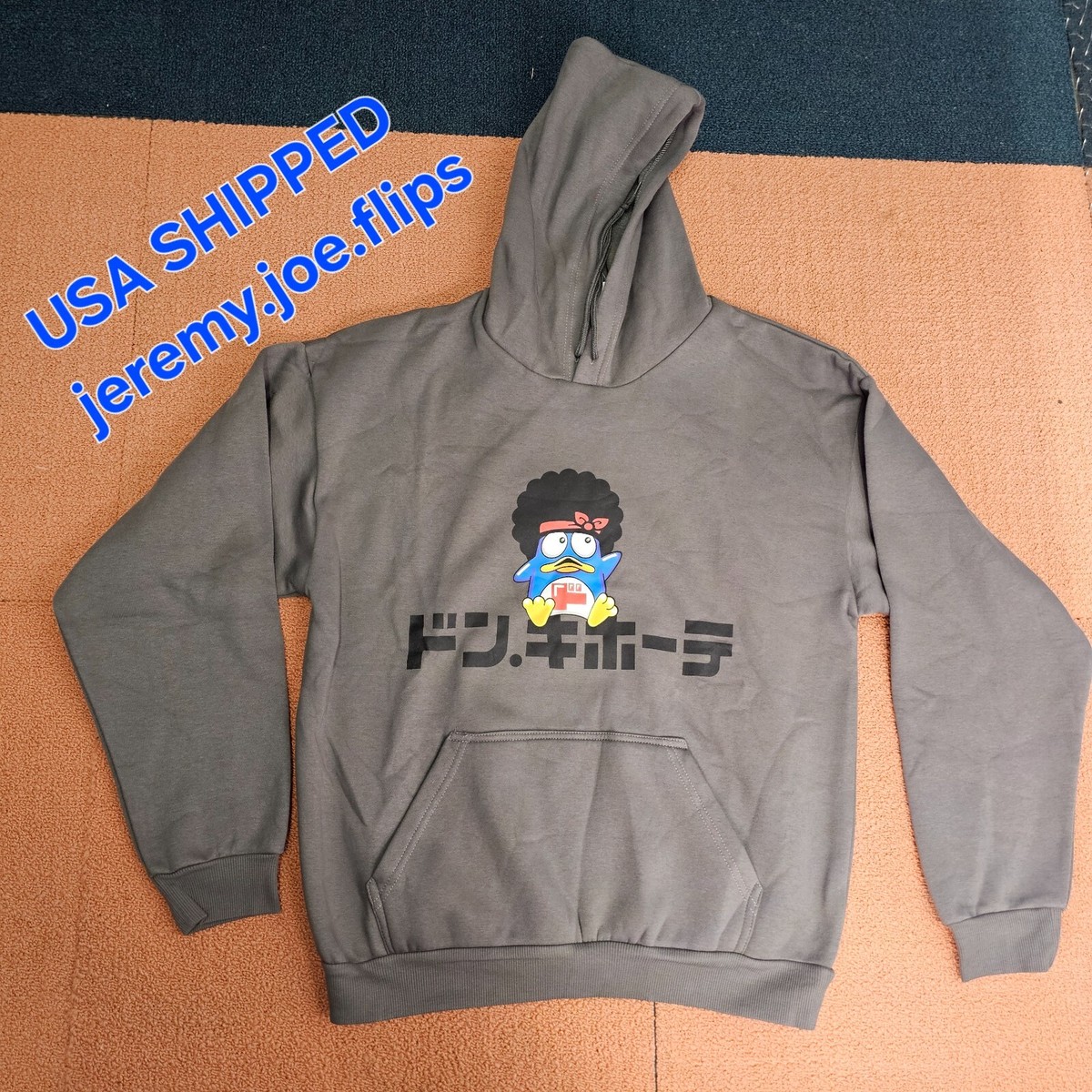 New 2024 Bruno Mars Don Quijote Hoodie Sweatshirt M Japan Gray USA