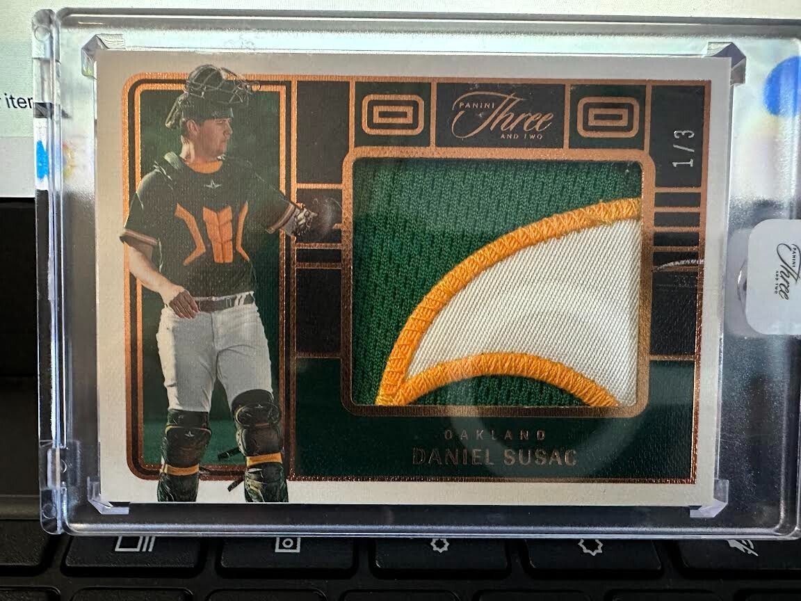 2024 Panini Three and Two Daniel Susac Jumbo Patch /3