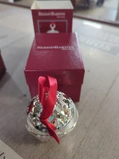 REED & BARTON SILVERPLATE HOLLY BELL ORNAMENT - 2016 - 867099- 16Q