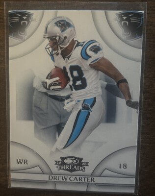 2008 Donruss Threads Drew Carter Carolina Panthers #113