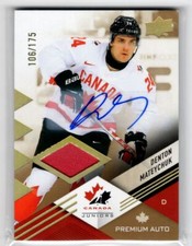 2024-25 Team Canada Juniors Auto Patch Denton Mateychuk /175 #7
