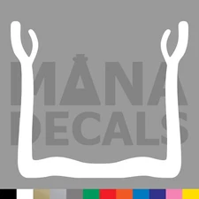 Ka Symbol Vinyl Die Cut Decal Sticker - Egypt Soul Spirit Life Hieroglyphic