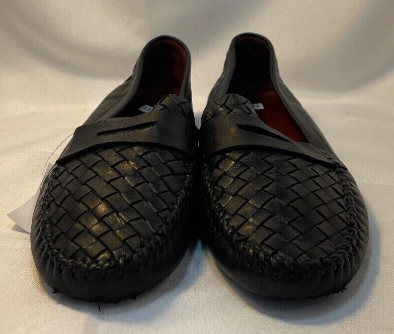 Men's Robert Zur Petra Black Leather Driver Loafer Size 11M - Image 3 of 4