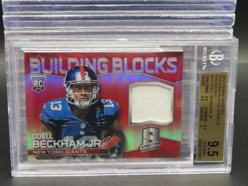 Odell Beckham Jr. Panini Spectra Building Blocks #13 Red Prizm