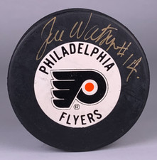 Joe Watson Philadelphia Flyers Autographed Signed Hockey Puck AMCo COA 26900