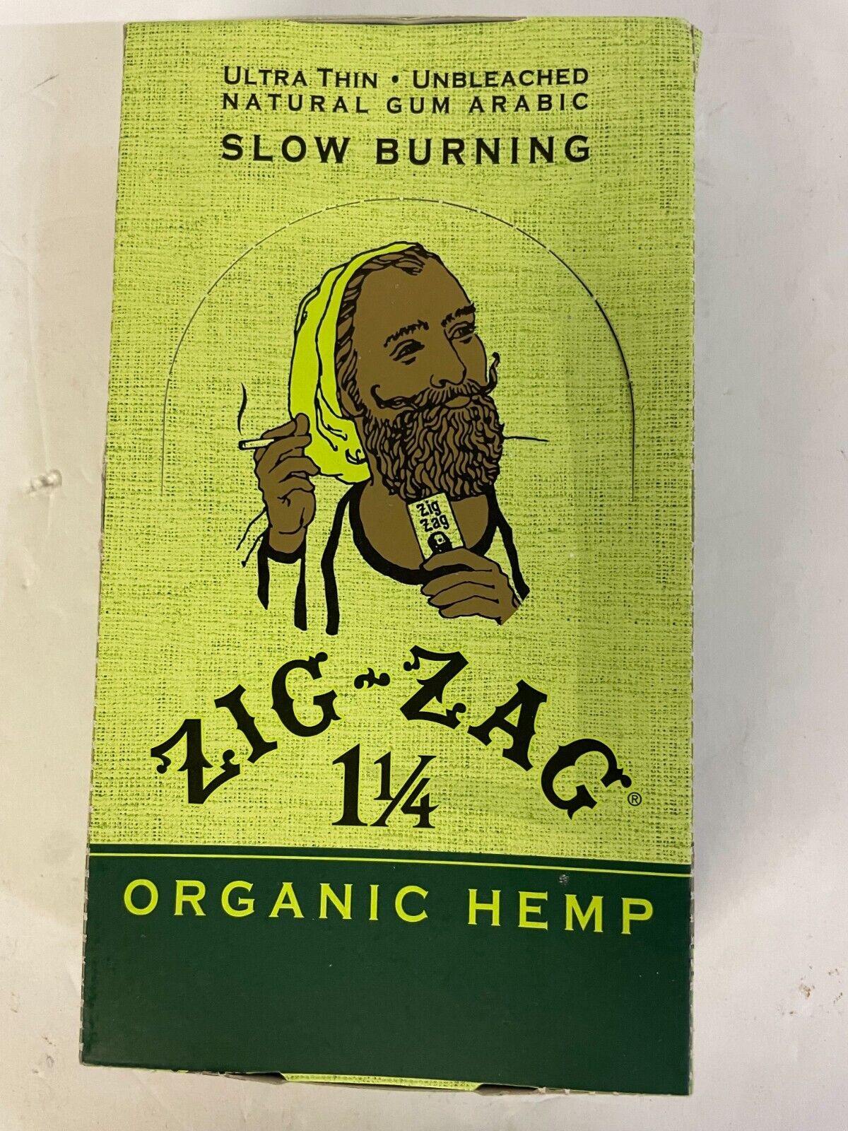 Zig-Zag Rolling Papers Hemp Organic 1 1/4 size (24 Booklet Carton)
