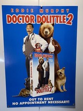 Doctor Dolittle 2. Eddie Murphy. Original UK Video Poster.
