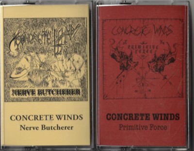 Concrete Winds   Nerve Butcherer & Primitive Force MC cassette tape collection
