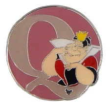 Queen of Hearts "Q" Alphabet Collection Individual Disney Park Trading Pin ~ New
