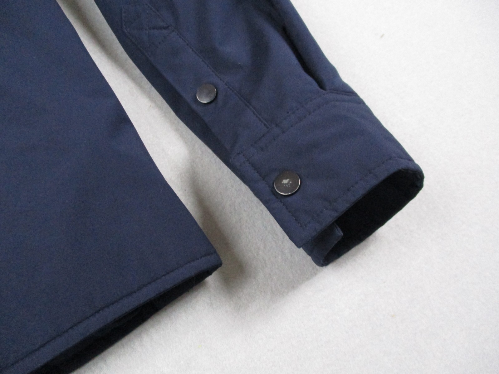 Zara Water Repellent Traveller Overshirt Mens Small Navy Blue Shacket Jacket