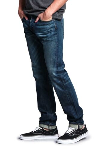 Men's Made in USA Straight Fit Denim Premium Selvedge Jeans Pants -M527SV-B1D7 - Picture 21 of 40