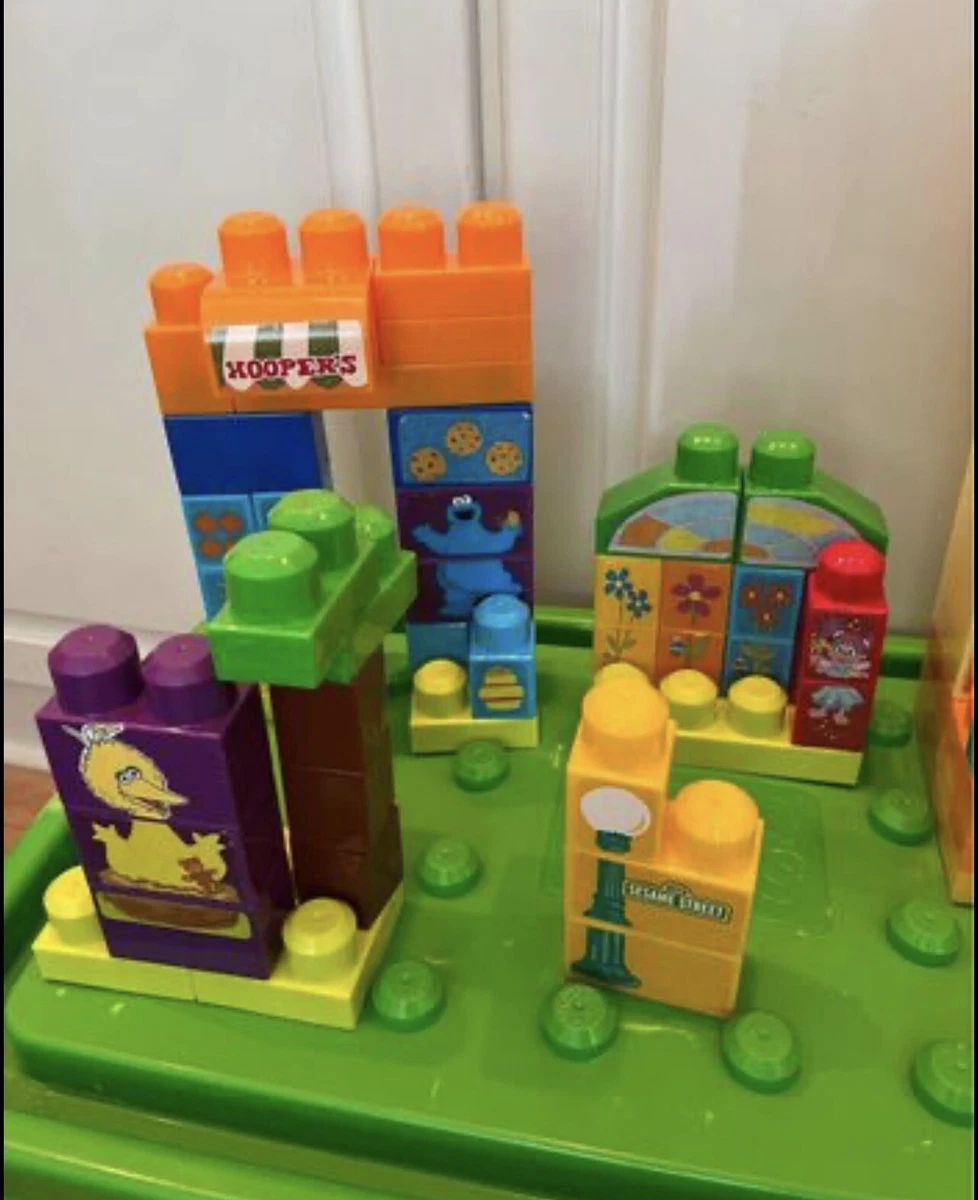 Let’s Build Sesame Street Tub Town Playset Mega Blocks (Flaws)