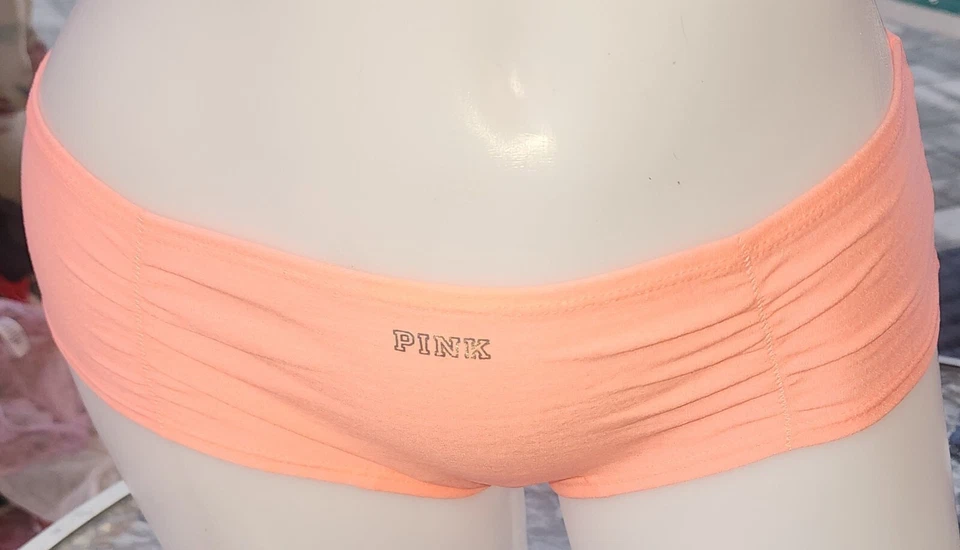 Victorias Secret ROSA M 🍑 Algodón Melocotón Espalda Completa Bikini Panty Nuevo De Colección Foto 2 de 2