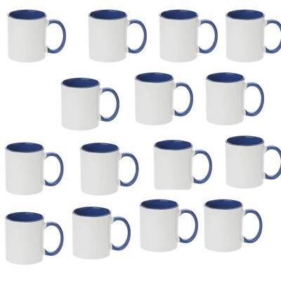 36 pcs 11oz Sublimation Ceramic Mugs Set, Blank Coated Porcelain Coffee Mugs  | eBay