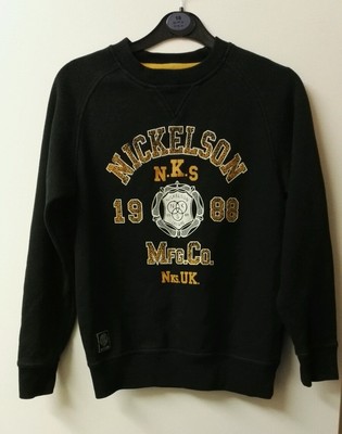 Jungen Nickelson Pullover schwarz. 10/12 Jahre