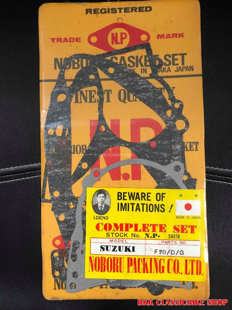 GENUINE Suzuki 70cc F70 F70DX NP NOBORU Complete Gasket Set NOS