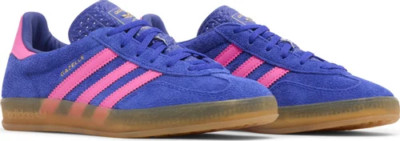 New Adidas Originals Gazelle Shoes Athletic Street Casual Size 10.5 Blue-Pink  