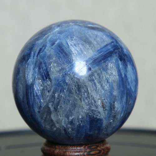 B6275-61mm-400g Natural kyanite ball quartz crystal sphere crystal healing - Picture 11 of 11