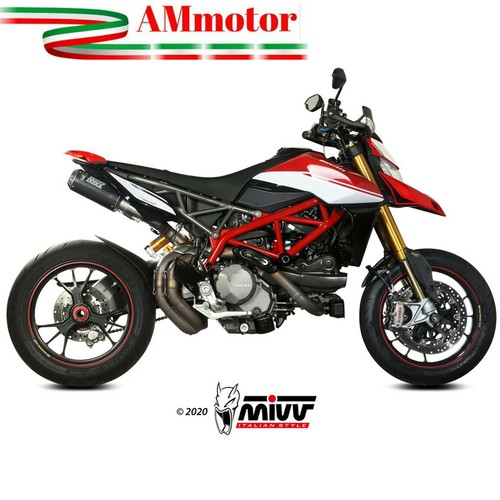 Mivv Ducati Hypermotard 950 / SP 2024 Terminali Di Scarico Per Moto Mk3 Carbonio - Foto 2 di 3