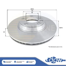 Fits Audi Q7 Porsche Cayenne VW Touareg Brake Disc Front Right DPW #1