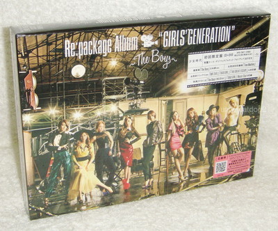Girls' Generation Repackage Album The Boys Japan Ltd CD+DVD+two
