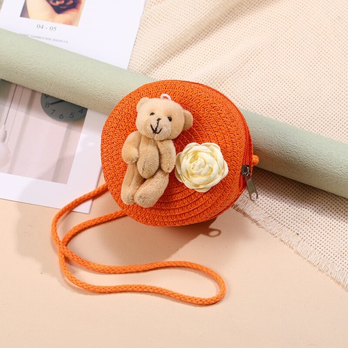 Shoulder Bag Popular Seaside Straw Bags Cute Children's Messenger Bag - Picture 19 of 19