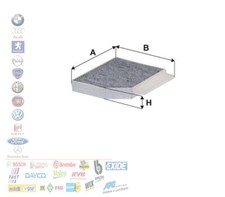 FILTRO ABITACOLO CARBONI ATTIVI MERCEDES CLASSE C W205 S205 C205 E W213 S213