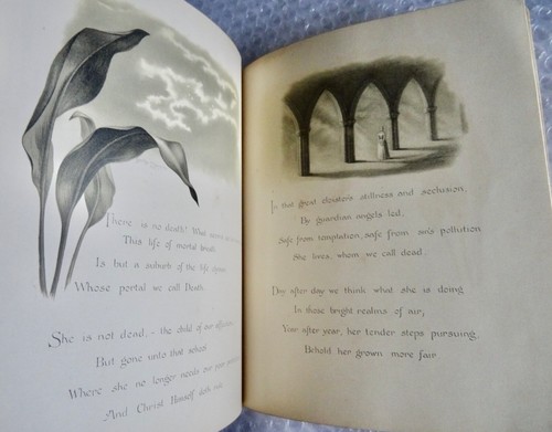 a PSALM OF LIFE POEMS HENRY LONGFELLOW ANTIQUE PB BOOK LONDON FLEET ST neocurio - Picture 11 of 16
