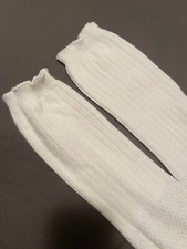 New Knee High LEGWARMER Wool Blend Knit Real Soft Winter White