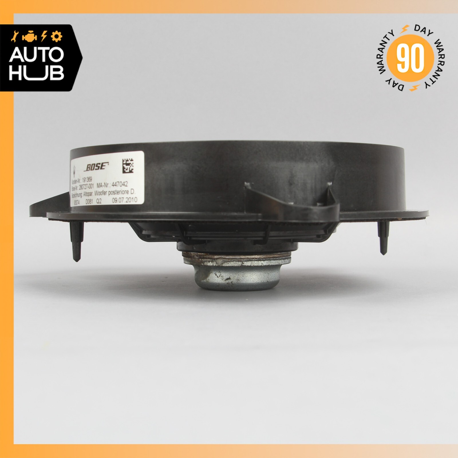 03-13 Maserati Quattroporte M139 Audio Sound Speaker Rear Right or Left Side OEM