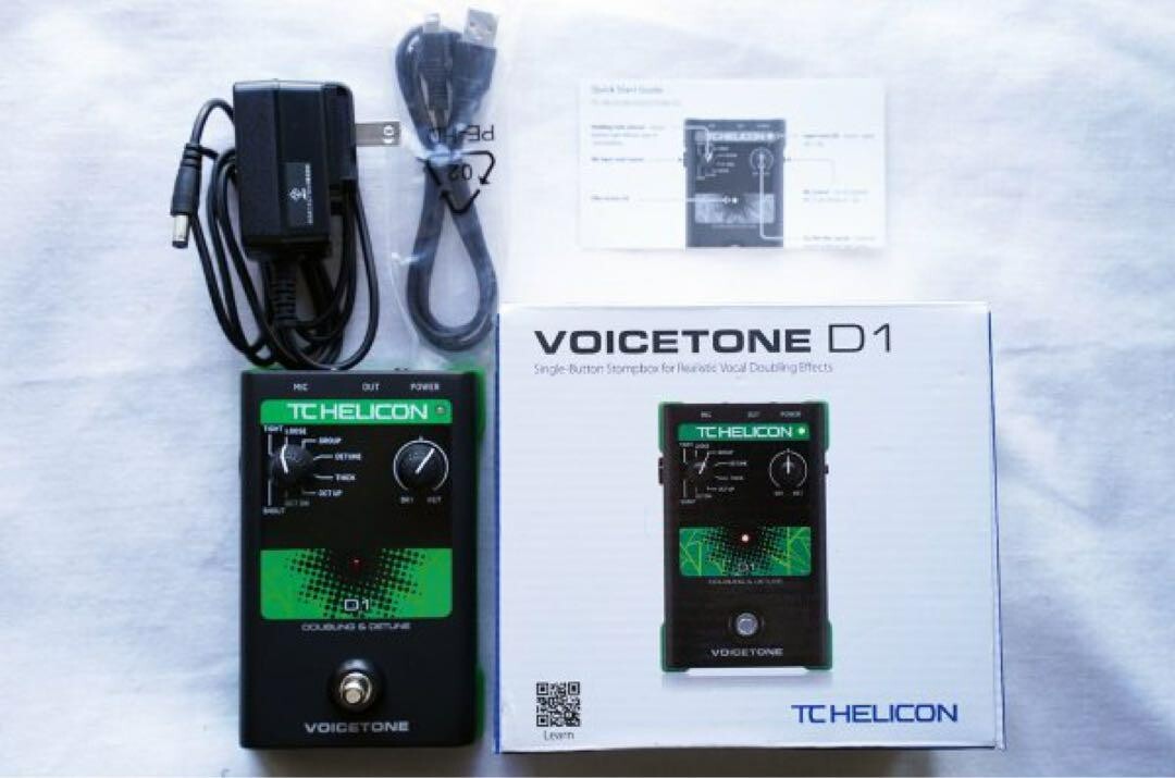 TC Helicon Voicetone D1 Doubling & Detune Vocal Effects Pedal
