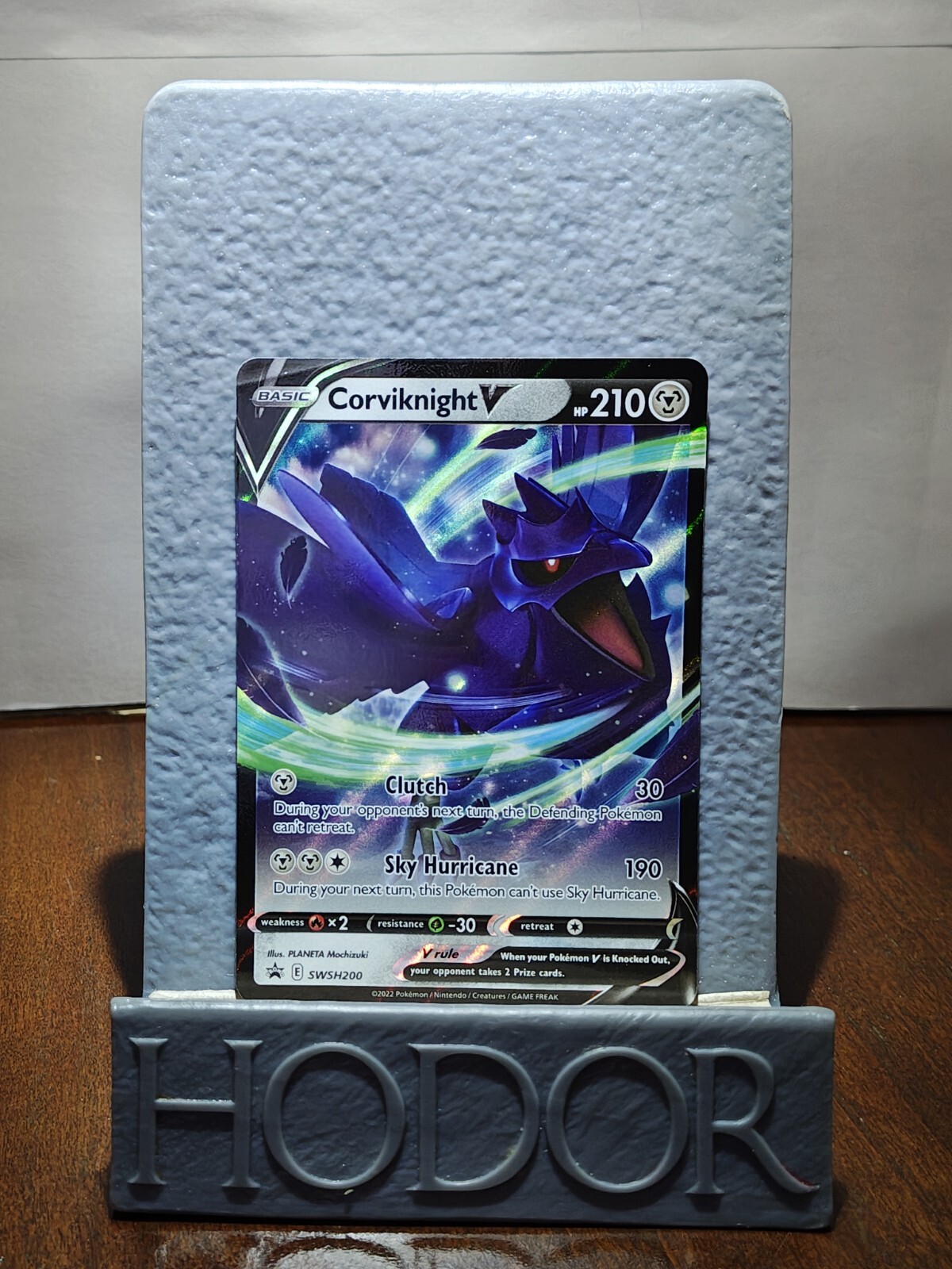 Corviknight V SWSH200 Black Star Promo Ultra Rare Holo Pokemon TCG Card NM