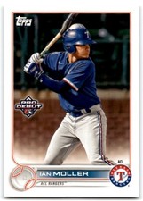 2022 TOPPS PRO DEBUT IAN MOLLER ACL RANGERS #PD-5