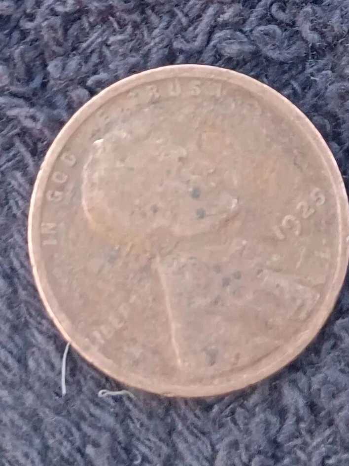 1925 wheat penny no mint mark in circulated condition  - Image 3 of 4