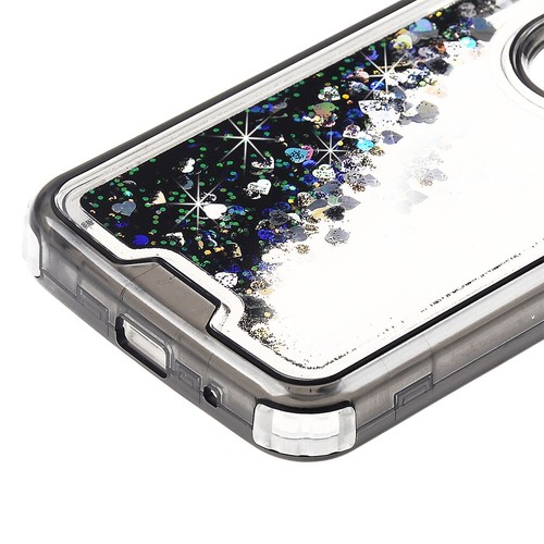 For Motorola Moto E5 Plus | Supra - Waterfall Glitter Liquid Armor Cover Case - Picture 6 of 36
