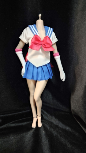 1/6 Female Sailor Cosplay Costume Suit Uniform Dress For 12in TBL Action Figure - Picture 1 of 12
