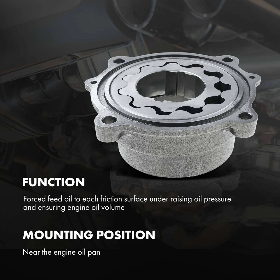 Bomba de óleo do motor para Ford E-350 Econoline Club Wagon F-250 Super Duty F-350 F59 - Imagem 2 de 4